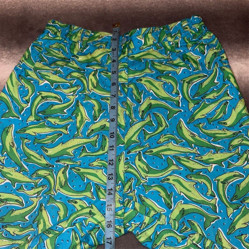 Lilly Pulitzer Vintage White Label Dolphin Print Bermuda Shorts 10 - Picture 6 of 9